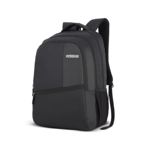 Classic Black Laptop Backpack for Men & Women
